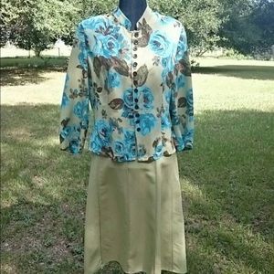 2-Piece Skirt & Jacket Set